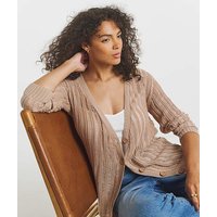 Ladder Stitch Boyfriend Cardigan 8 10