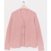 Diamante Bow Cardigan 32 34