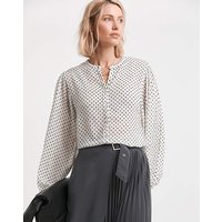 Dobby Long Sleeve Blouse