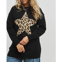 Leopard Star Longline Jumper 12 14