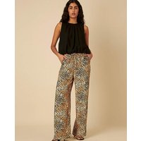 Reese Leopard Trouser Multi Coloured