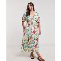 Cut Out Twist Midi Dress