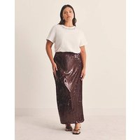 Sequin Midaxi Skirt