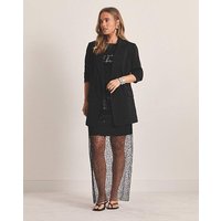 Sheer Sequin Midaxi Skirt