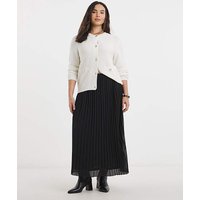 Pleated Chiffon Midaxi Skirt