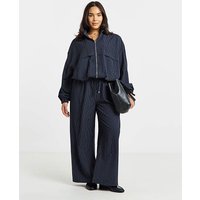 Pinstripe Wide Trouser Pinstripe