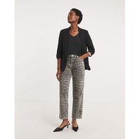 Ruched Sleeve Blazer