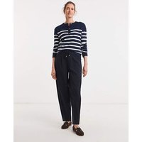 Tie Front Barrel Trouser Dark