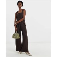 TEXTURED STRAIGHT LEG TROUSER