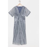 Sequin Twist Front Dress