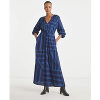 Long Sleeve Printed Maxi Dress Stripe JD Williams