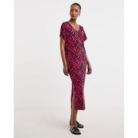 Soft Touch Midi T Shirt Dress Print JD Williams
