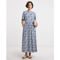 Soft Touch Half Sleeve Smock Dress Floral JD Williams