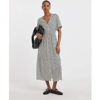 Button Through Dress Print