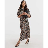 Sleeve Tea Dress Floral JD Williams