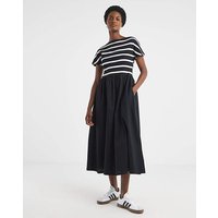 Pure Cotton Stripe Poplin Dress
