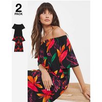 2 Pack Bardot Dress JD Williams