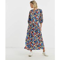 Soft Touch Drop Waist Smock Dress Floral Print JD Williams
