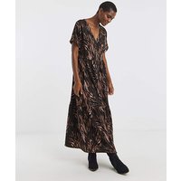 Textured Jersey Smock Dress Print