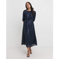 Puff Sleeve Midi Dress