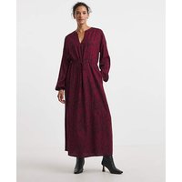 Long Sleeve Printed Maxi Dress JD Williams