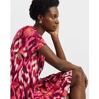 Soft Touch Jersey Swing Dress Abstract Print
