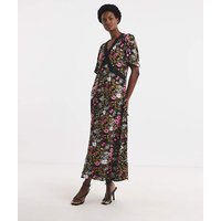 Lace Trim Tea Dress Floral