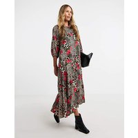 Care Free Maxi Dress Animal Print - JD Williams - Size: 12