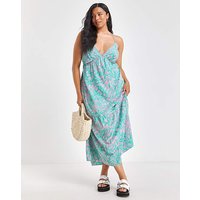 Butterfly Maxi Beach Dress Butterfly Print