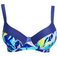Leaf Mix Match Bikini Top Leaf Print