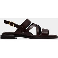 Ariany Leather Sandal D Fit Dark