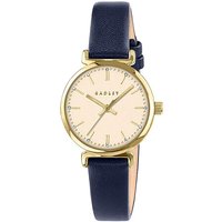 Radley Ink Leather Strap Watch – Pale Gold & Navy