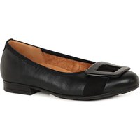 Paige Ballet Pumps Black Suede 1 2
