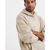 Relaxed Fit Soft Touch Knitted Hoodie Marl 4XL57 59