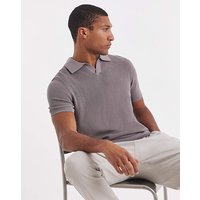 Open Neck Textured Polo M39 41