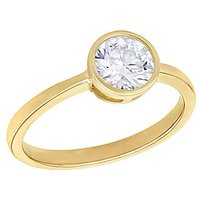 9ct Yellow Gold Lab Diamond 1Ct Ring