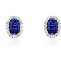9ct Yellow Gold Lab Diamond Sapphire Er