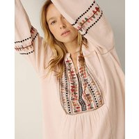 Aoife Geometric Embroidered Top