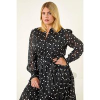 Polka Dot Midi Dress