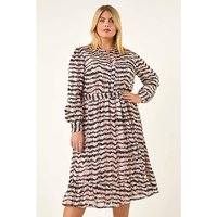 Animal Print Midi Dress