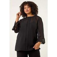Pintuck Pleat Top