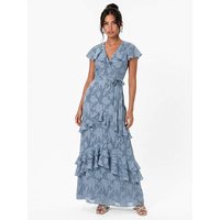 Burnout Fabric Maxi Dress
