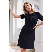 Eyelet Detail Dress