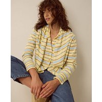 Shola Stripe Cardigan & Scarf Butter