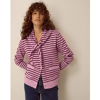 Shola Stripe Cardigan & Scarf