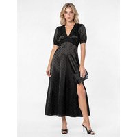 Polka Dot Lace Midaxi Dress