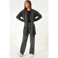 Soft Knit Longline Cardigan