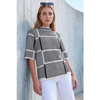 Check Short Sleeve Jumper