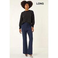 Long Bootcut Stretch Trousers