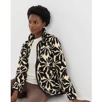 Frankie Full Zip Fleece Abstract Floral